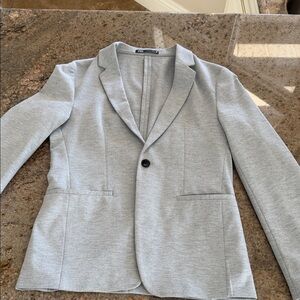 Sports Jacket- Zara Light Gray Sport Coat